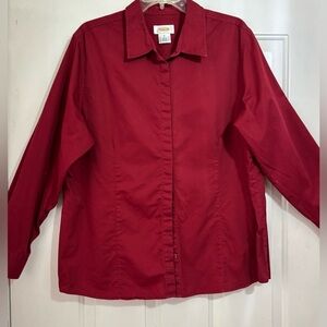 Talbots classic button down shirt